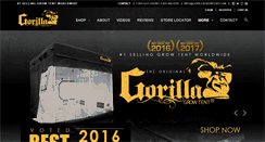 Desktop Screenshot of gorillagrowtent.com